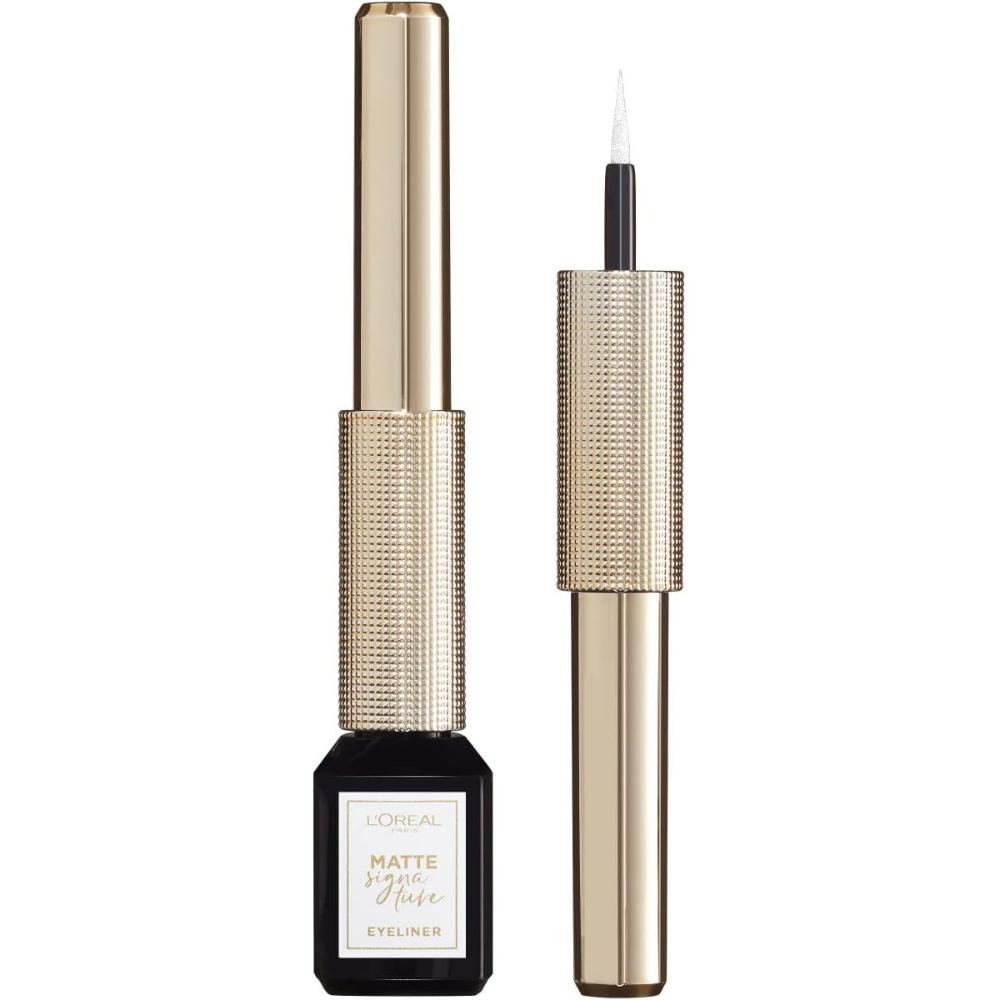 globe trotter L'Oreal Paris 08 White Matte Signature Liquid Eyeliner
