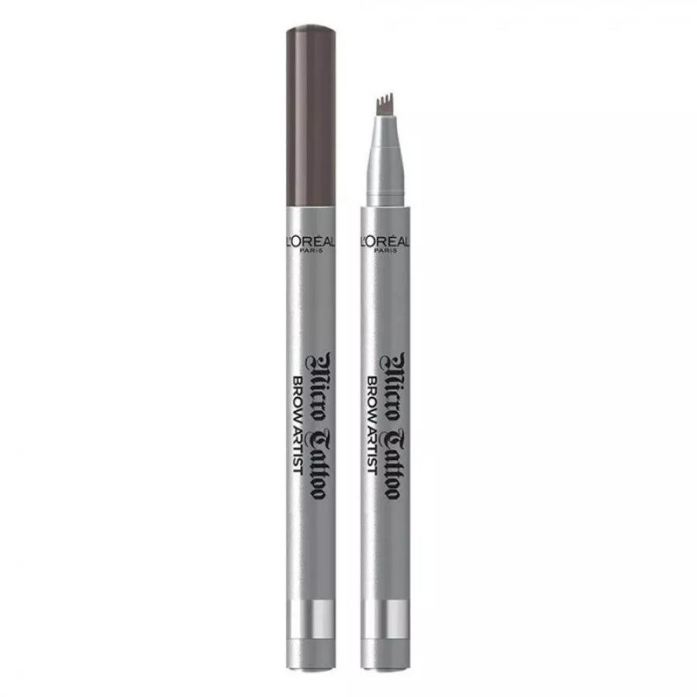 globe trotter L'Oreal Paris 107 Cool Brunette Brow Artist Micro Tattoo 24HR Definer