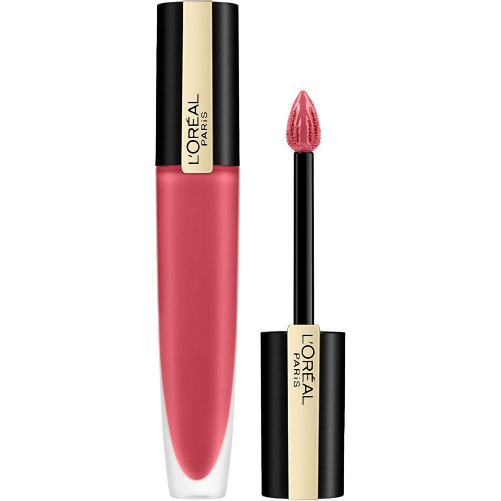 globe trotter L'Oréal Paris 121 I Choose Rouge Signature Matte Liquid Lipstick
