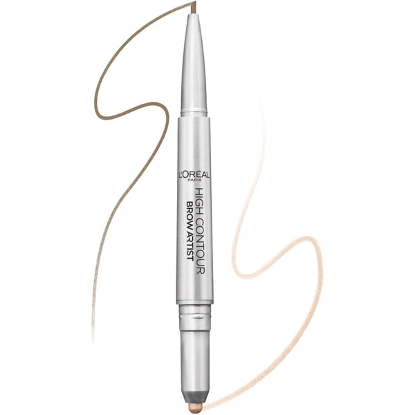 Globe Trotter L'Oreal Paris High Contour Brow Pencil & Highlighter Duo 103 Warm Blonde