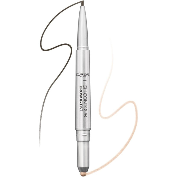 Globe Trotter L'Oreal Paris High Contour Brow Pencil & Highlighter Duo 109 Ebony