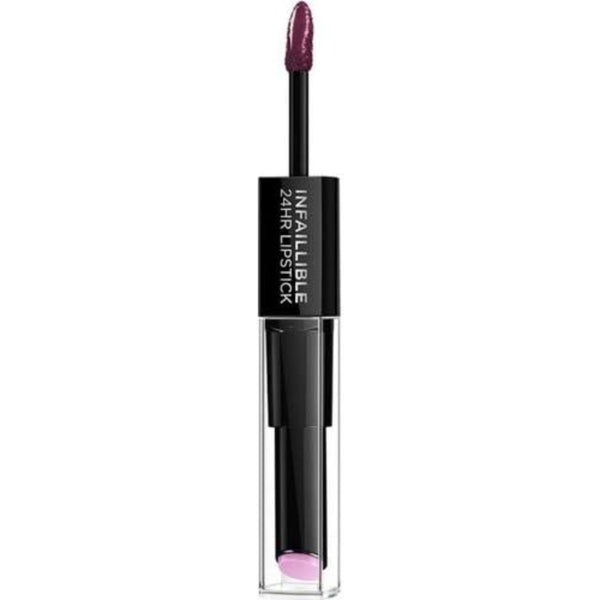 Globe Trotter L'Oreal Paris Infallible 24HR 2 Step Lipstick 217 Eternal Vamp