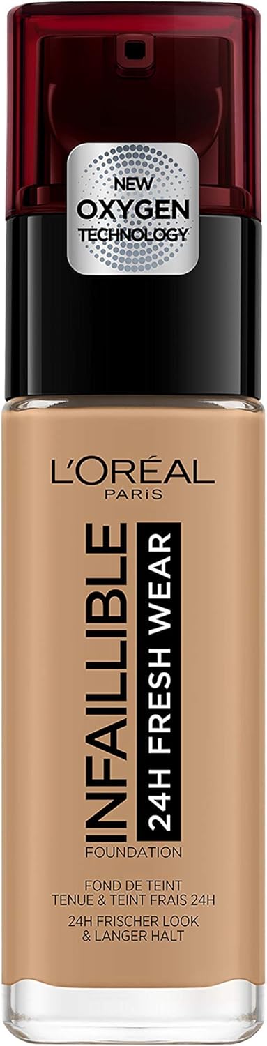 globe trotter L'Oreal Paris Infallible 24hr Freshwear Liquid Foundation 290 Golden Amber 30ml