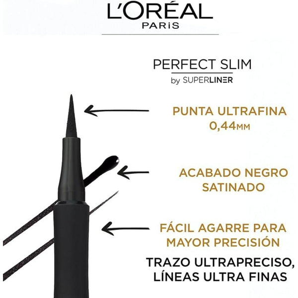 Globe Trotter L'Oréal Paris No.1 Intense Black Perfect Slim Superliner Eyeliner