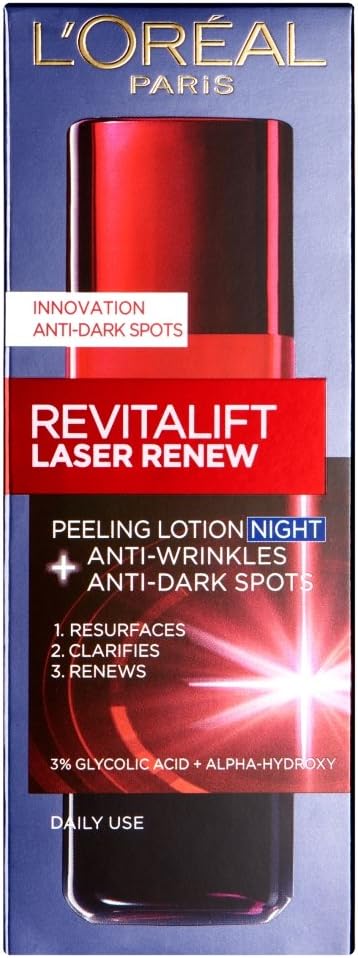 globe trotter L'Oreal Paris Revitalift Laser Renew Night Peeling Lotion 125ml