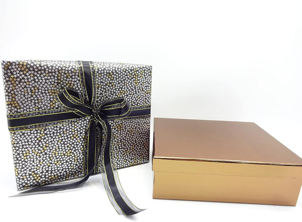 Globe Trotter Luxury Present Gift Wrapped Box For Men - Gold Fortune 100ML EDT (Inspired By Paco Rabanne 1 Million) + 10pcs Stainless Steel Nail Care Personal Manicure Kit