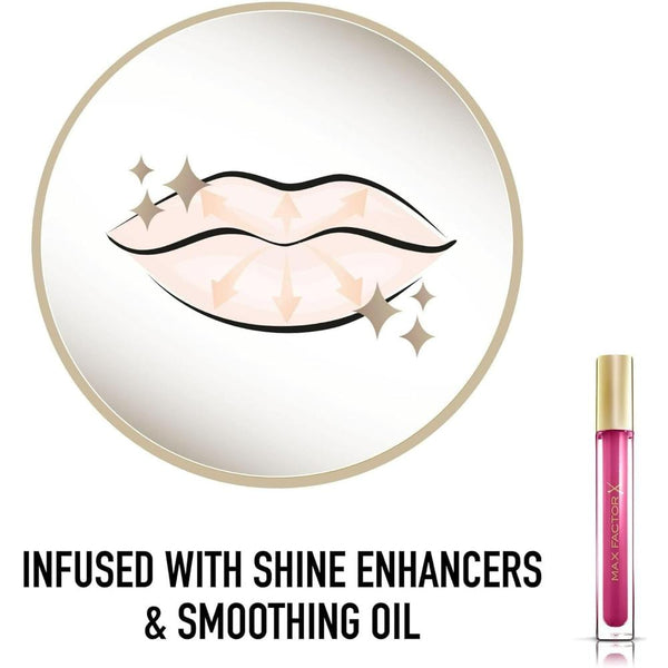 Globe Trotter Max Factor Colour Elixir Lip Gloss Shine Enhancers And Smoothing Oil Luxurious Berry 45