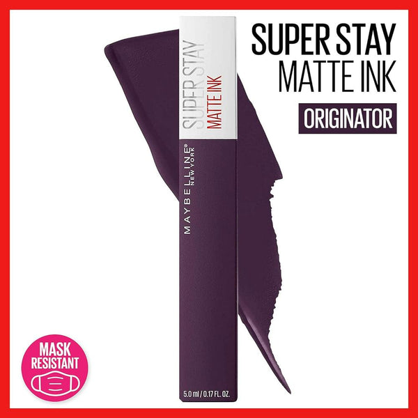 Globe Trotter MAYBELLINE 110 Originator - Superstay Matte Ink City Edition Liquid Lipstick