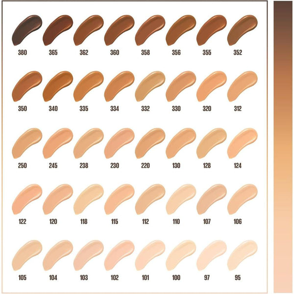 Globe Trotter Maybelline 110 Porcelain Fit Me Foundation Matte + Poreless Make-Up Mattifying And Pore Refining All Skin Types 3 Pack (3x 30ml)