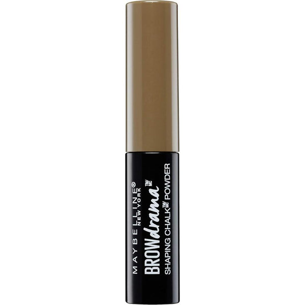Globe Trotter Maybelline 120 Medium Brown Brow Drama Shaping Chalk Powder Velvety Eyebrow Powder For Natural Distinctive Eyebrows With Soft Contours