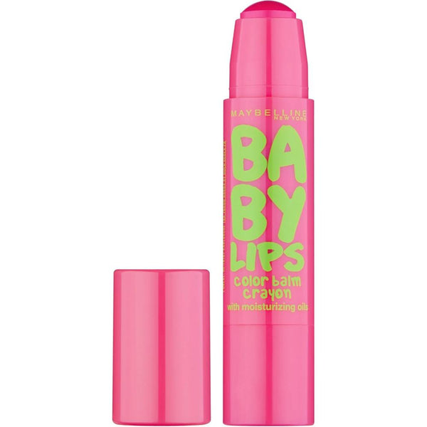 Globe Trotter Maybelline 15 Strawberry Pop Baby Lips Color Balm Crayon