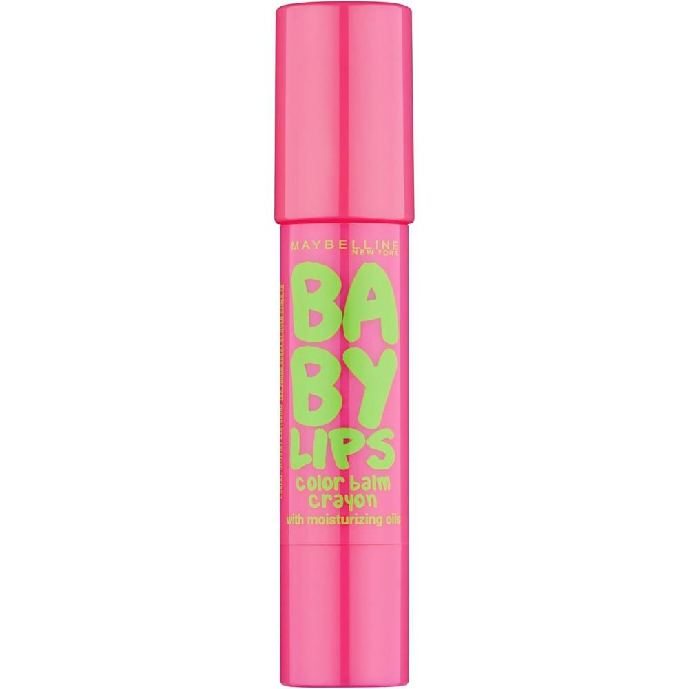 globe trotter Maybelline 15 Strawberry Pop Baby Lips Color Balm Crayon