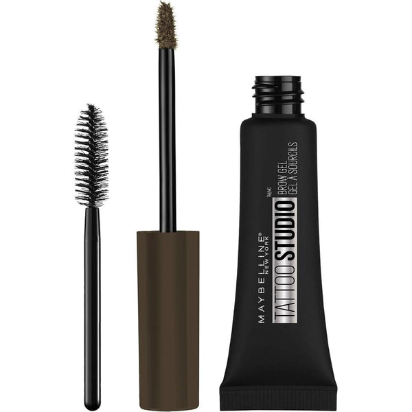 Globe Trotter Maybelline 260 Deep Brown Tattoo Studio Waterproof Brow Gel Long-Lasting 5ml