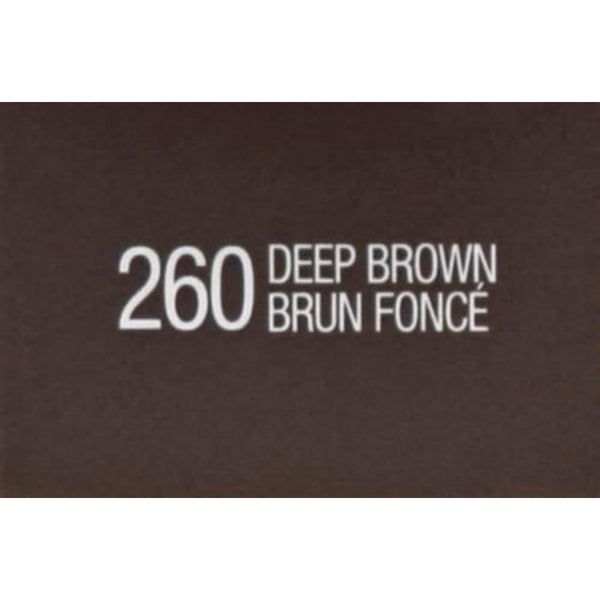 Globe Trotter Maybelline 260 Deep Brown Tattoo Studio Waterproof Brow Gel Long-Lasting 5ml