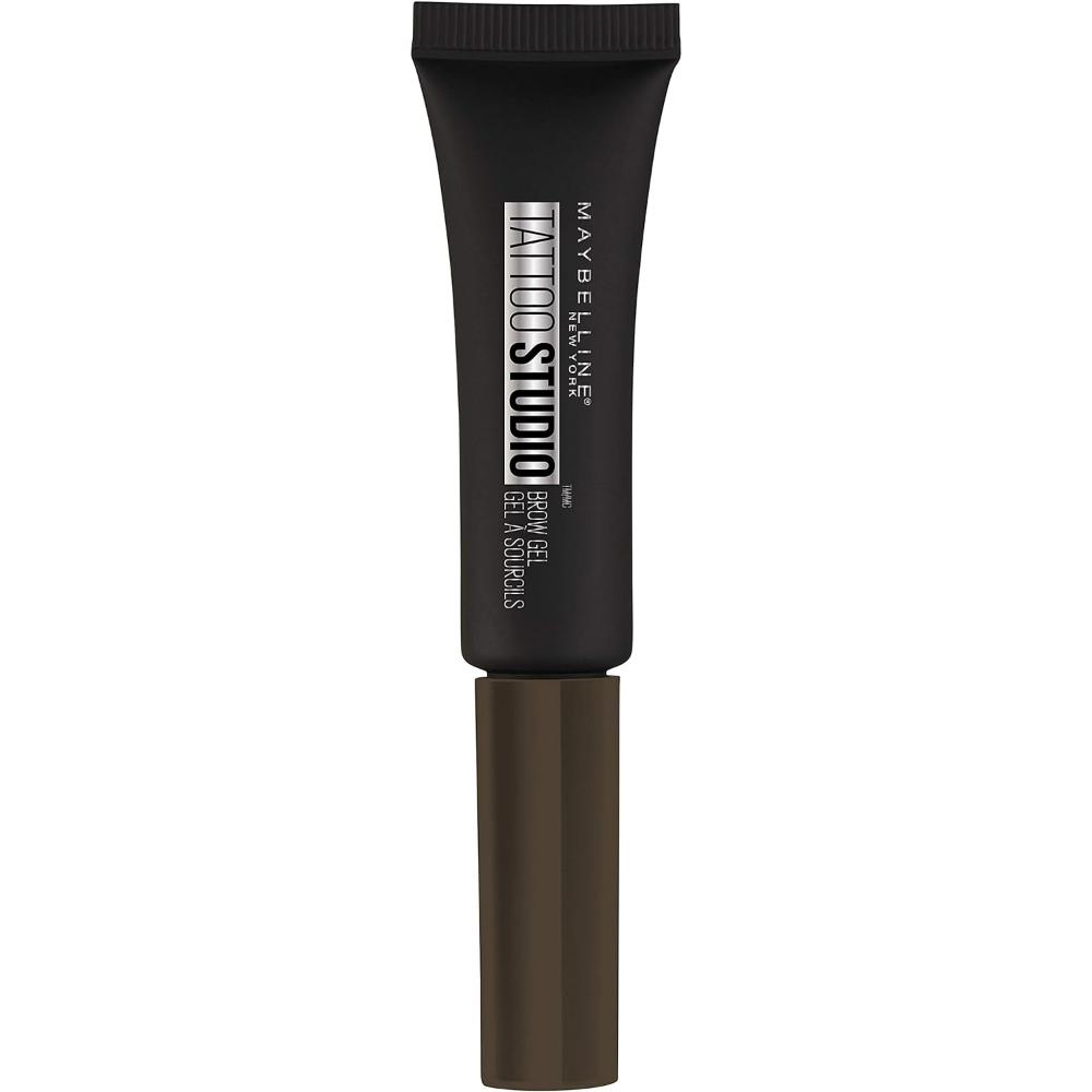 globe trotter Maybelline 260 Deep Brown Tattoo Studio Waterproof Brow Gel Long-Lasting 5ml