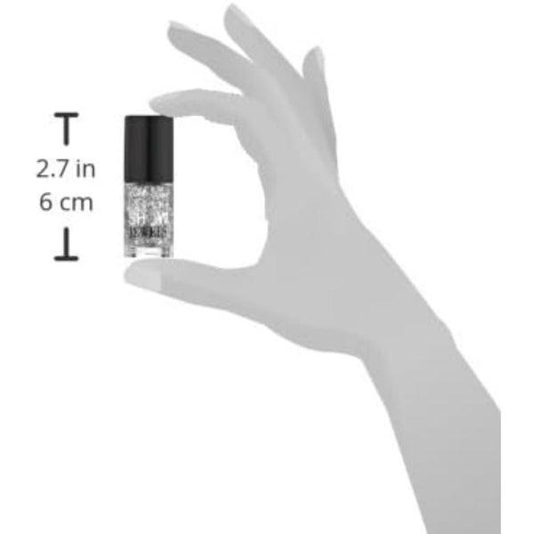 Globe Trotter Maybelline 602 Platinum Adorn Color Show Jewels Top Coat Nail Polish