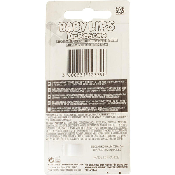 Globe Trotter Maybelline Baby Lips Dr. Rescue Lip Balm 55 Coral Crave