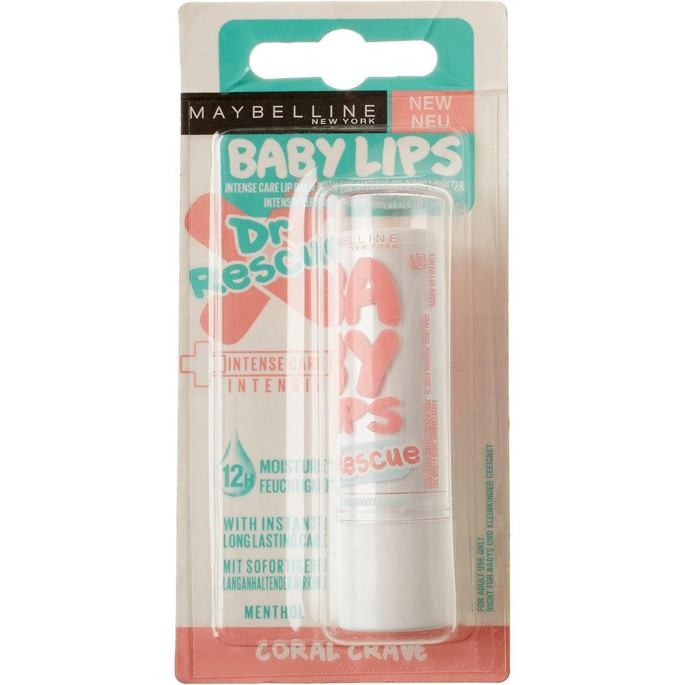 globe trotter Maybelline Baby Lips Dr. Rescue Lip Balm 55 Coral Crave