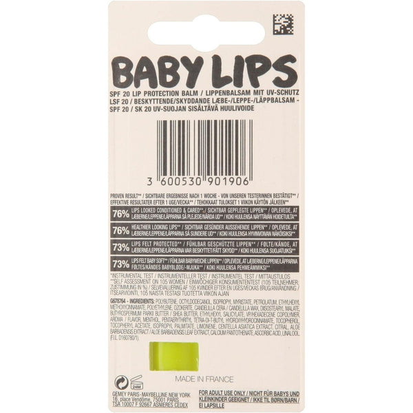 Globe Trotter Maybelline Baby Lips Winter Delight Lip Balm - Mint Fresh