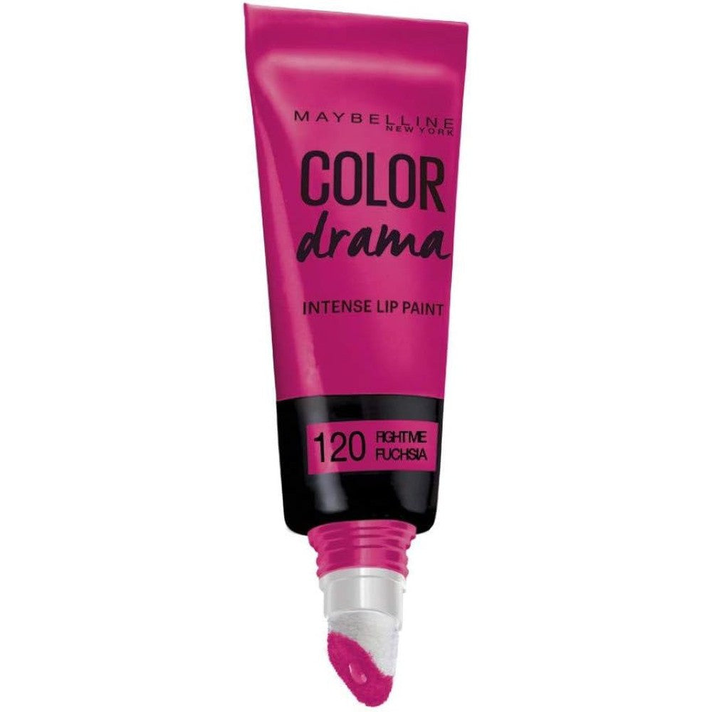globe trotter Maybelline Color Drama Intense Lip Paint Fight Me Fuchsia 120