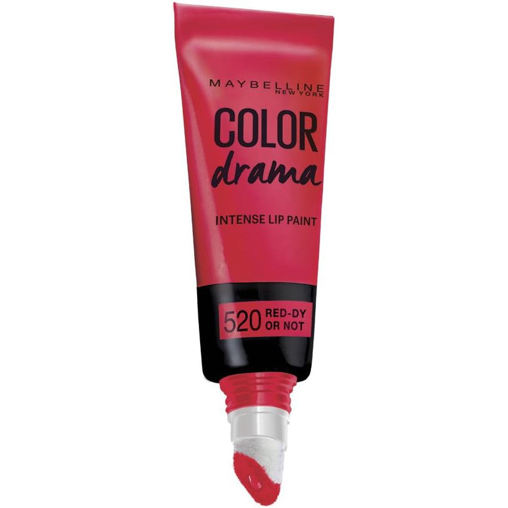 globe trotter Maybelline Color Drama Intense Lip Paint Red-dy 520