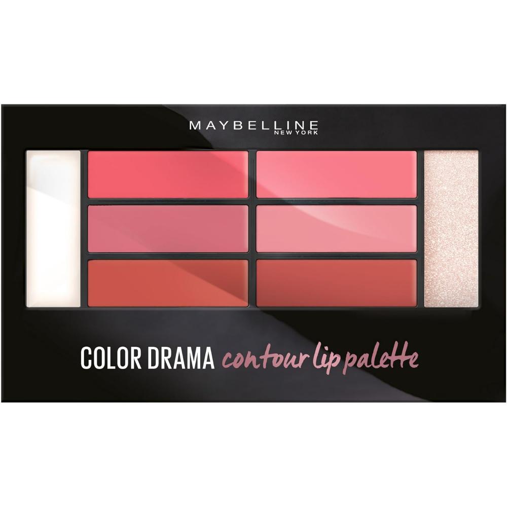 globe trotter Maybelline Color Drama Lip Contour Palette 02 Blushed Bombshell 4g