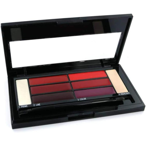 Globe Trotter Maybelline Color Drama Lip Contour Palette Crimson Vixen 4g