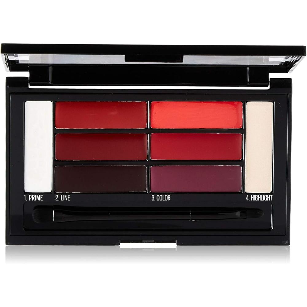 globe trotter Maybelline Color Drama Lip Contour Palette Crimson Vixen 4g