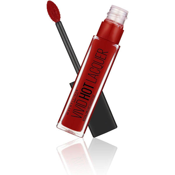 Globe Trotter Maybelline Color Sensational Vivid Hot Lacquer Liquid Lipstick Number 72 Classic