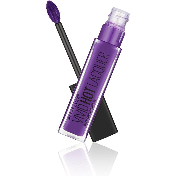 Globe Trotter Maybelline Color Sensational Vivid Hot Lacquer Liquid Lipstick Number 78 Royal