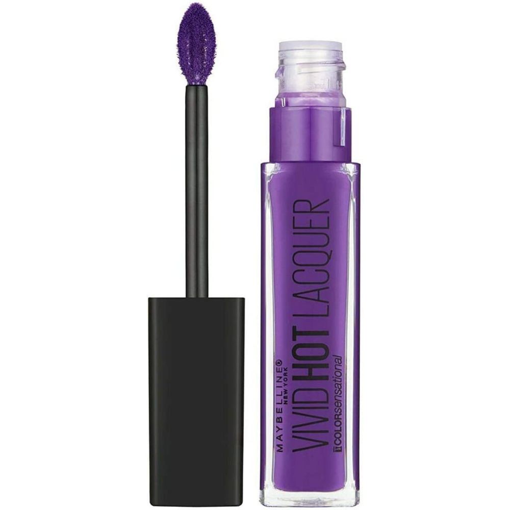 globe trotter Maybelline Color Sensational Vivid Hot Lacquer Liquid Lipstick Number 78 Royal