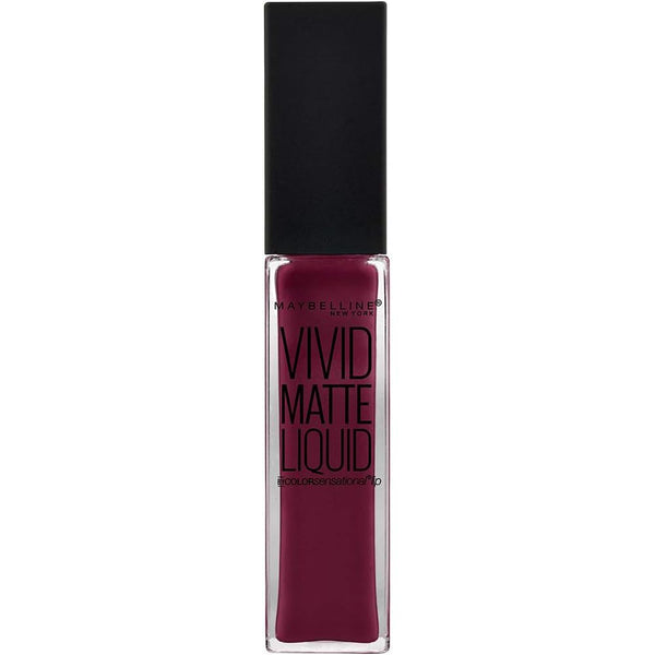 Globe Trotter Maybelline Color Sensational Vivid Matte Liquid Lipstick Number 39 Corrupt Cranberry