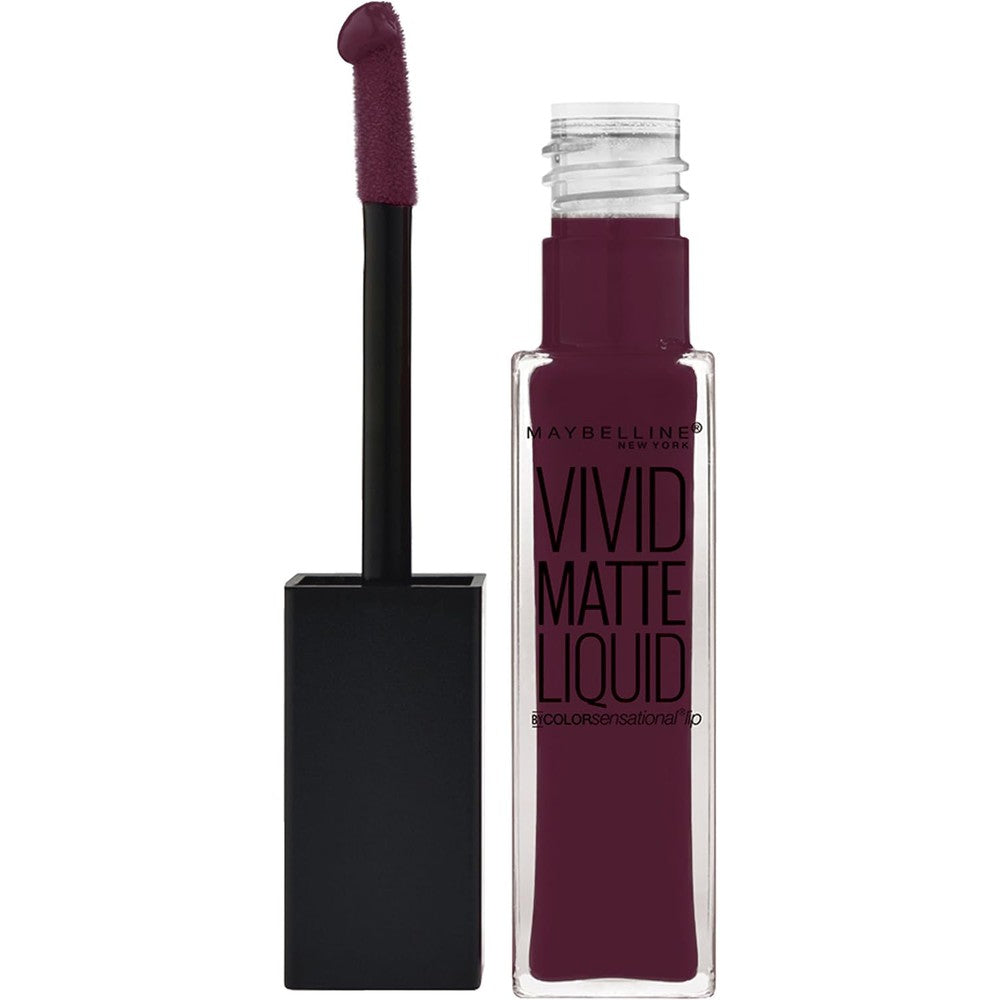 globe trotter Maybelline Color Sensational Vivid Matte Liquid Lipstick Number 39 Corrupt Cranberry