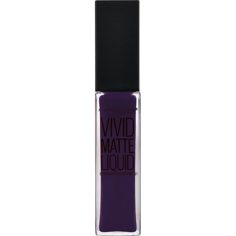 globe trotter Maybelline Color Sensational Vivid Matte Liquid Lipstick Number 48 Wicked Berry