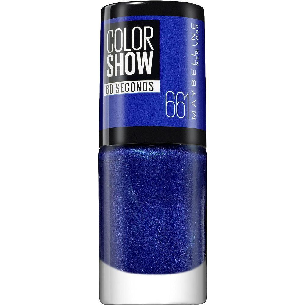 globe trotter Maybelline Color Show 661 Ocean Blue Nail Polish 7ml