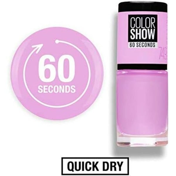 Globe Trotter Maybelline Color Show Nail Polish 21 Lilac Wine 7ml