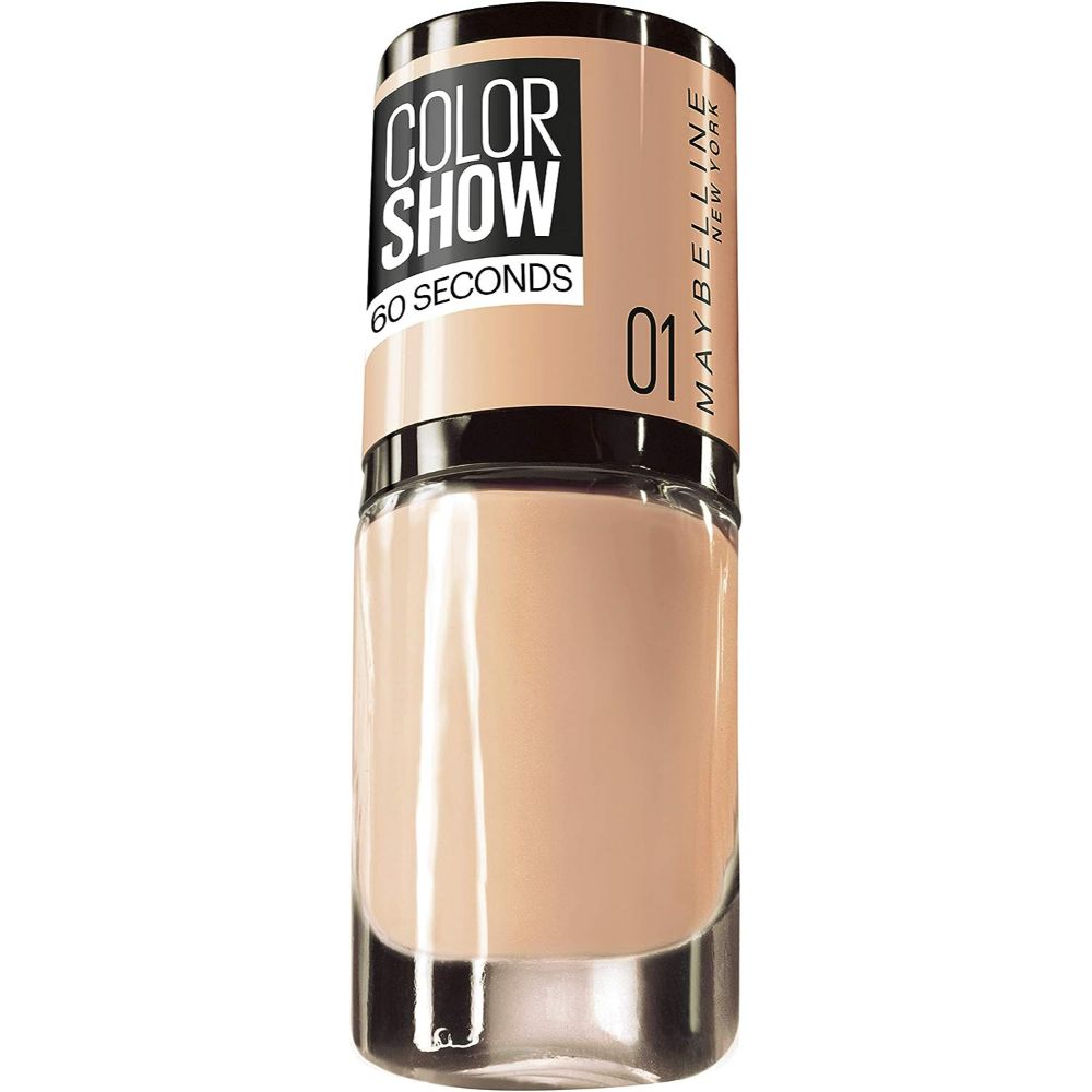 globe trotter Maybelline Color Show Nail Polish Number 1 Go Bare