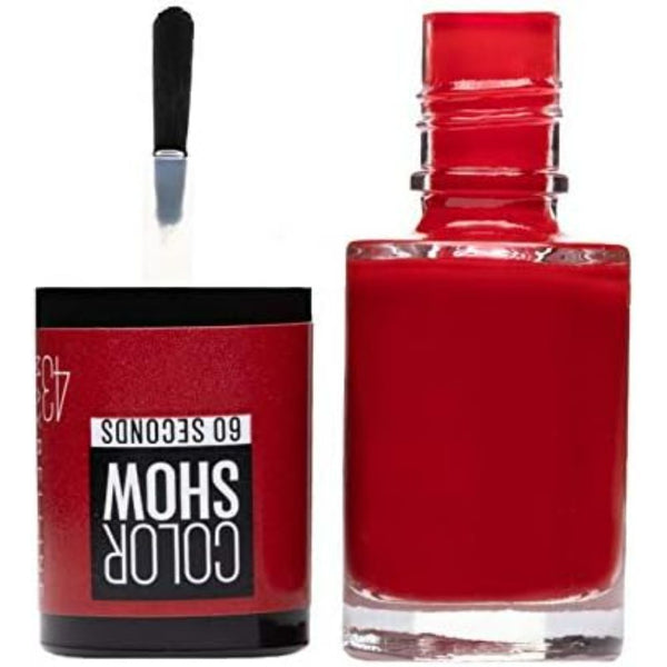 Globe Trotter Maybelline Color Show Nail Polish Number 43 Red Apple