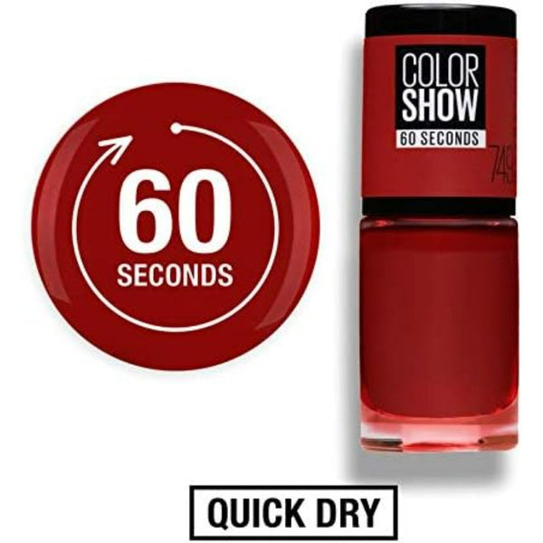 Globe Trotter Maybelline Color Show Nail Polish Number 43 Red Apple