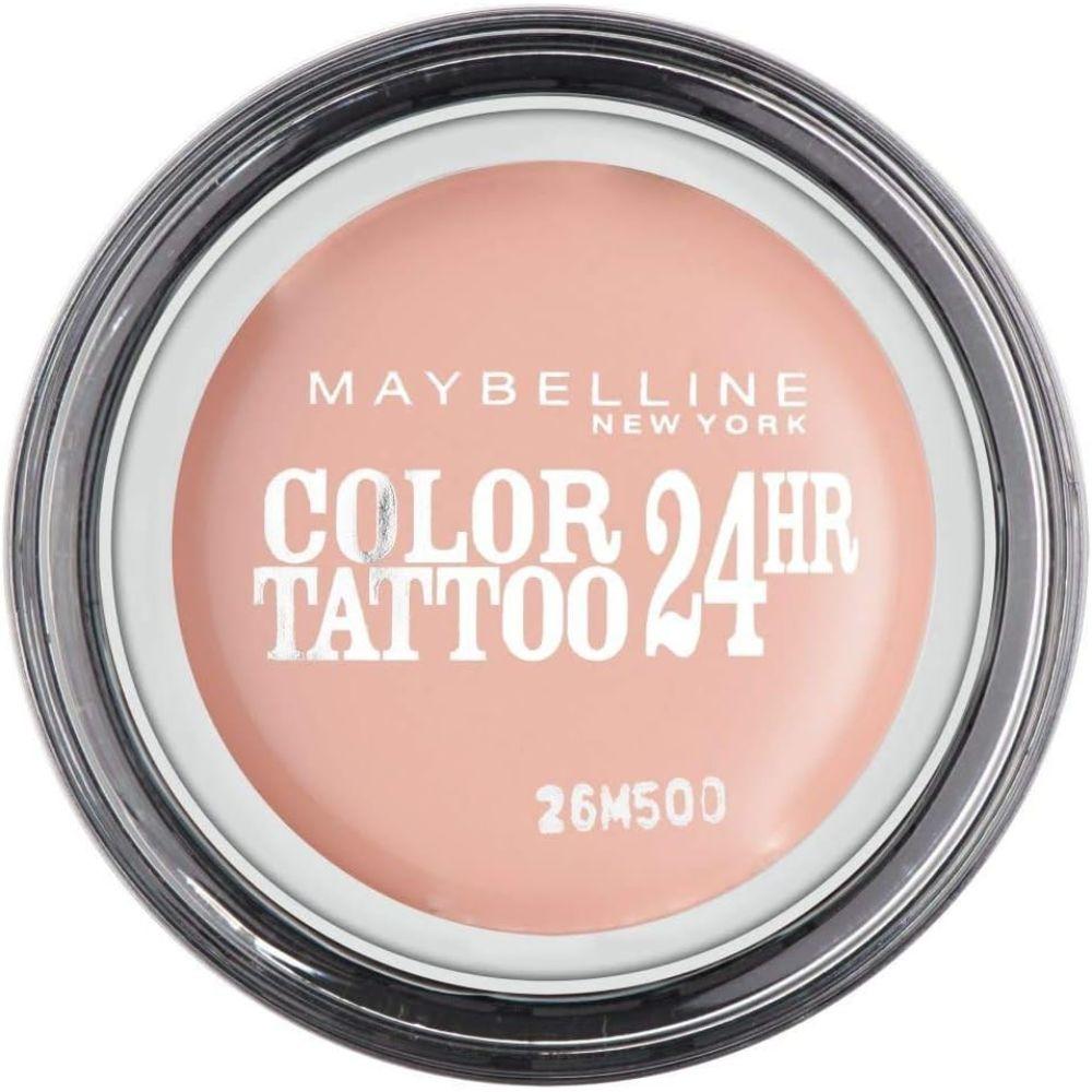 globe trotter Maybelline Color Tattoo 24Hr Eyeshadow Creamy Matte 91 Crème De Rose