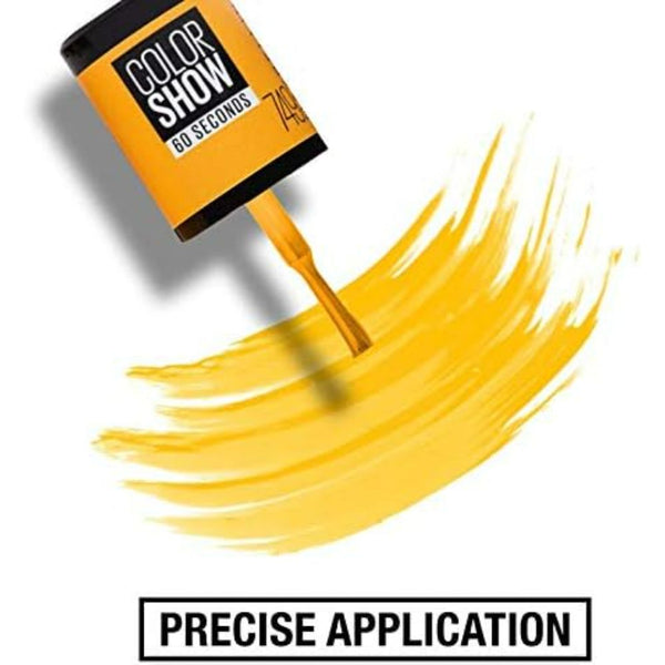 Globe Trotter Maybelline Colour Show Nail Polish - 7 Ml 749 Electric Yellow