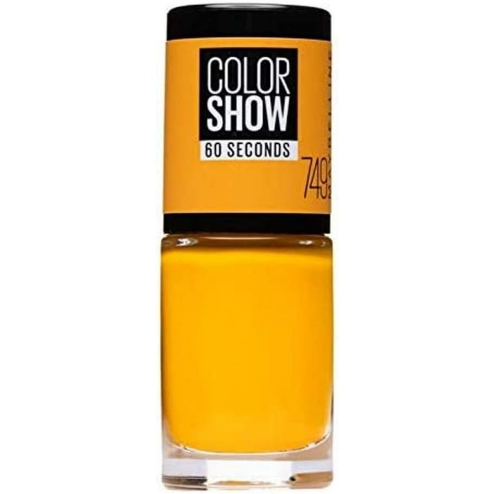 globe trotter Maybelline Colour Show Nail Polish - 7 ml 749 Electric Yellow