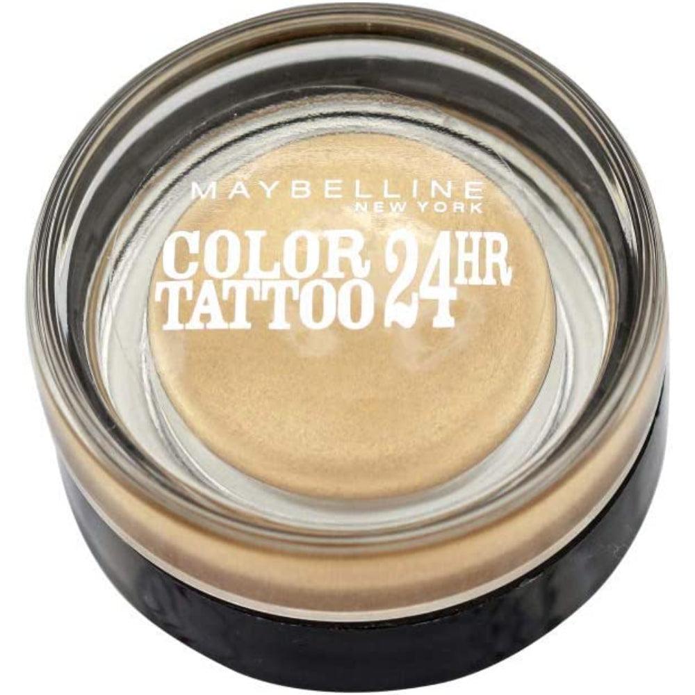 globe trotter Maybelline Colour Tattoo 24 Hour Eye Shadow Eternal Gold Number 05