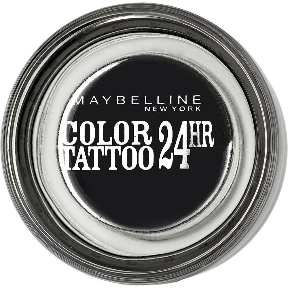 globe trotter Maybelline Colour Tattoo 24 Hour Eye Shadow Timeless Black Number 60