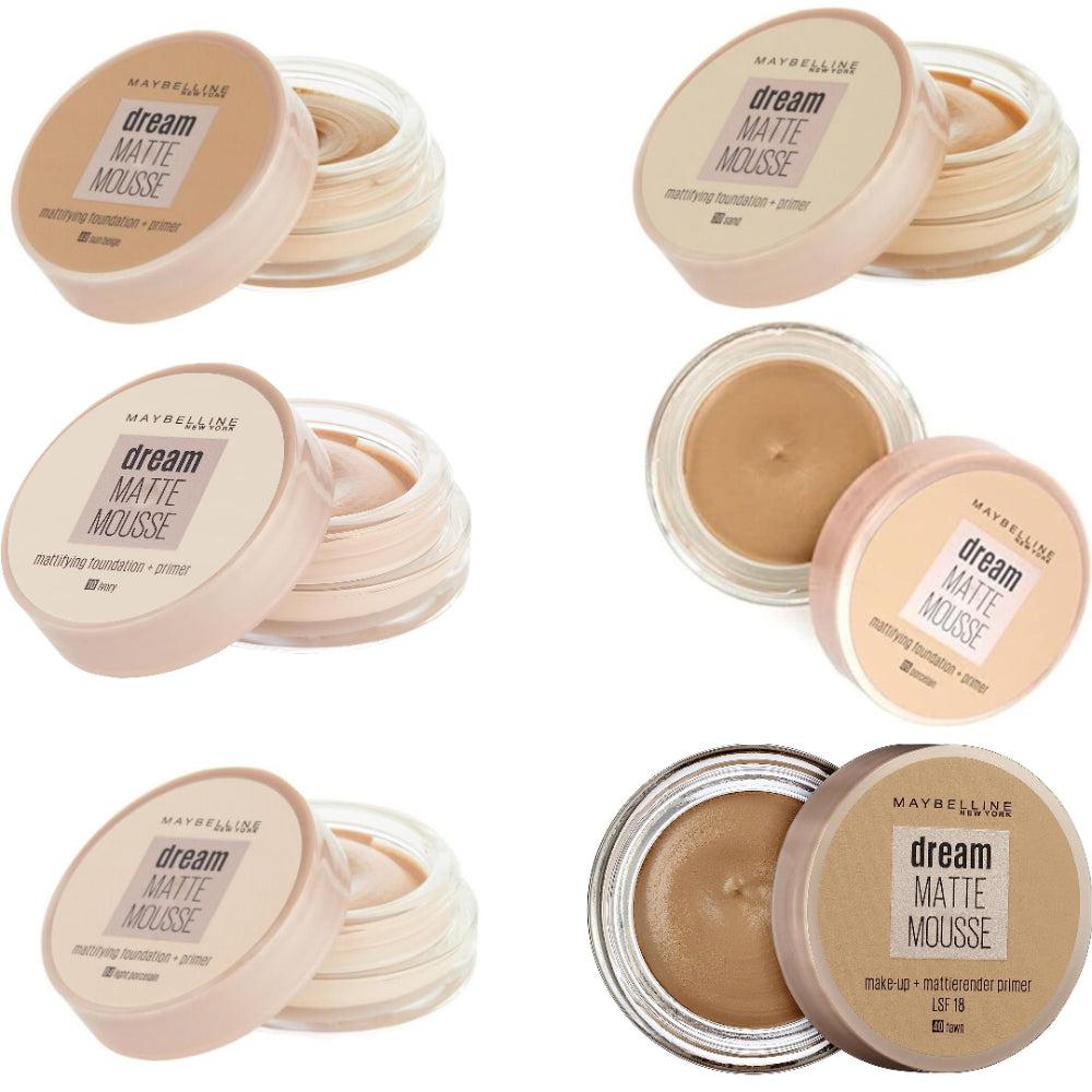 globe trotter Maybelline Dream Matte Mousse Foundation - Choose Your Shade 7 ml