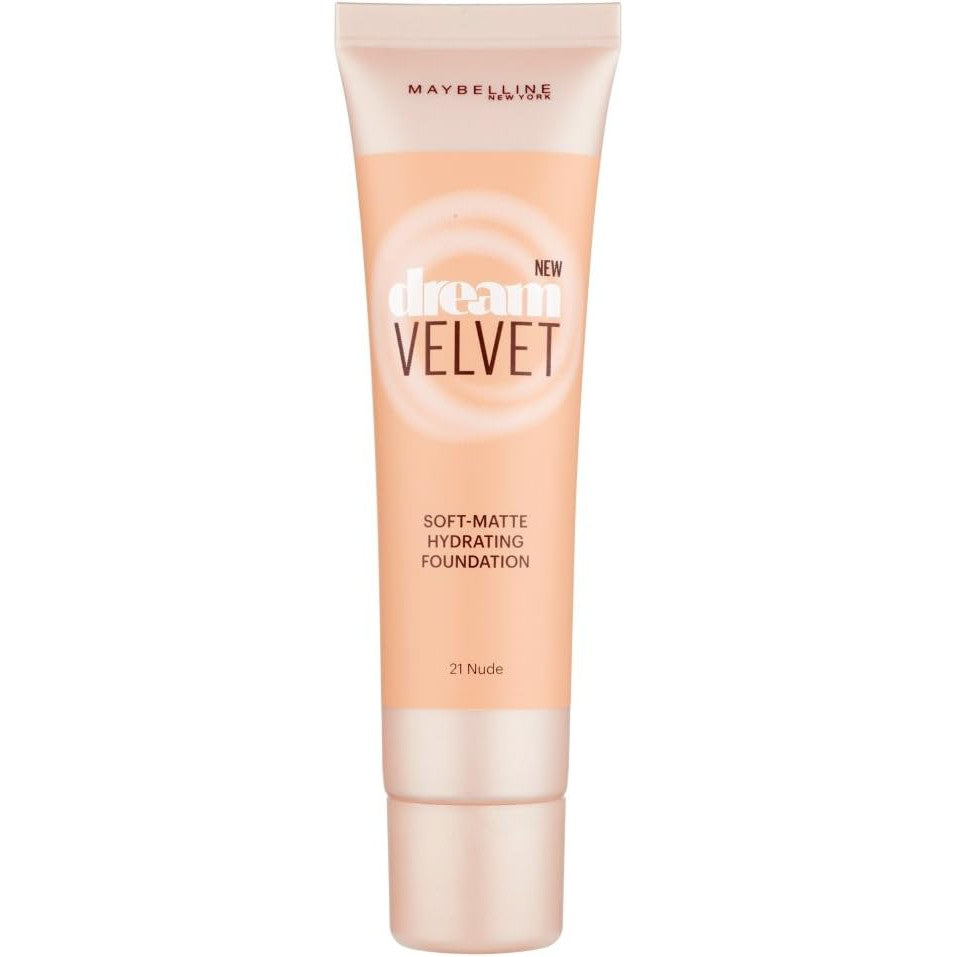globe trotter Maybelline Dream Velvet Foundation 21 Nude