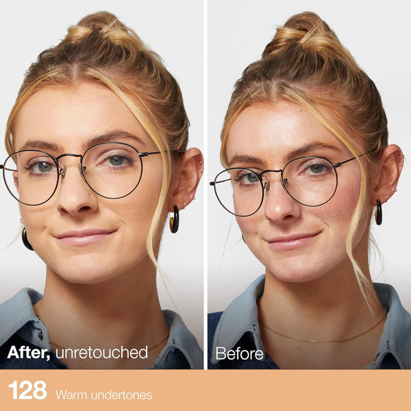 Globe Trotter Maybelline Fit Me Foundation Medium Coverage Blendable With A Matte And Poreless Finish For Normal To Oily Skin Shade: 128 Warm Nude 30ml