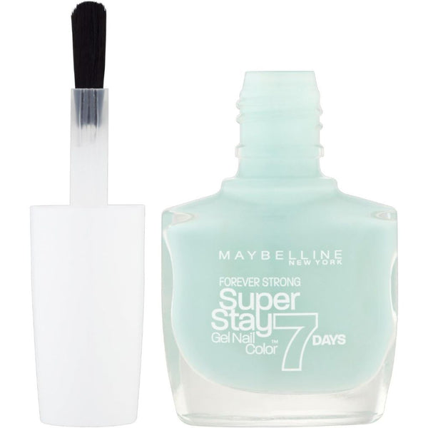 Globe Trotter Maybelline Forever Strong SuperStay 7day Gel 615 Mint For Lift Nail Polish 10ml