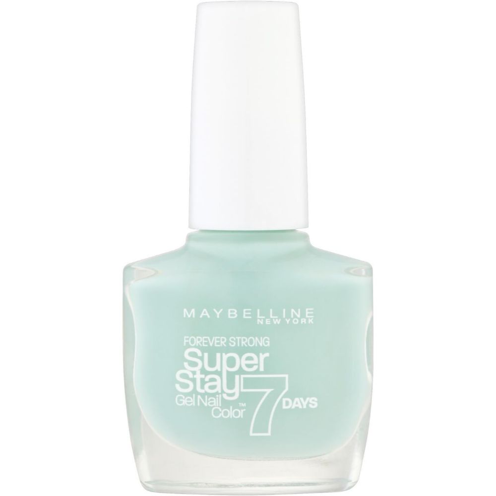 globe trotter Maybelline Forever Strong SuperStay 7day Gel 615 Mint for Lift Nail Polish 10ml