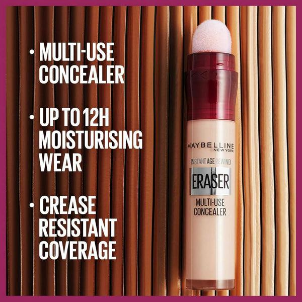 Globe Trotter Maybelline Instant Anti Age Eraser Eye Concealer Dark Circles And Blemish Concealer Ultra Blendable Formula 10 Caramel